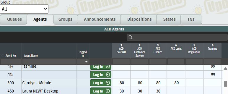 Agent Settings