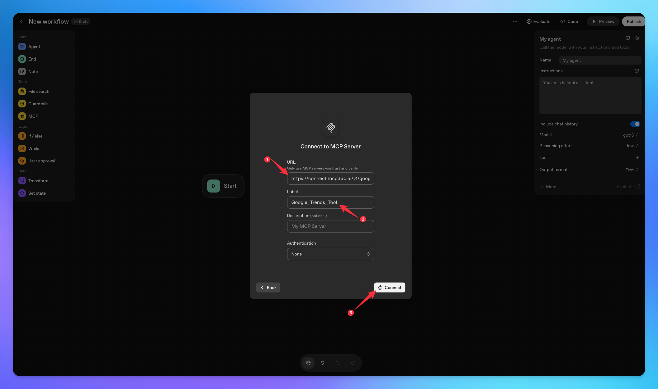 Connect server
