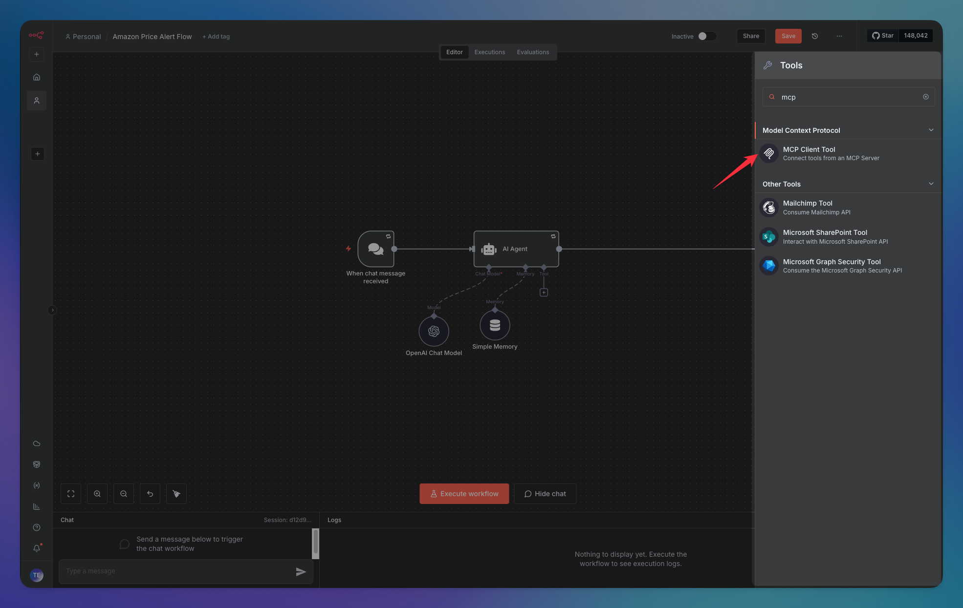 Add Mcp client tool
