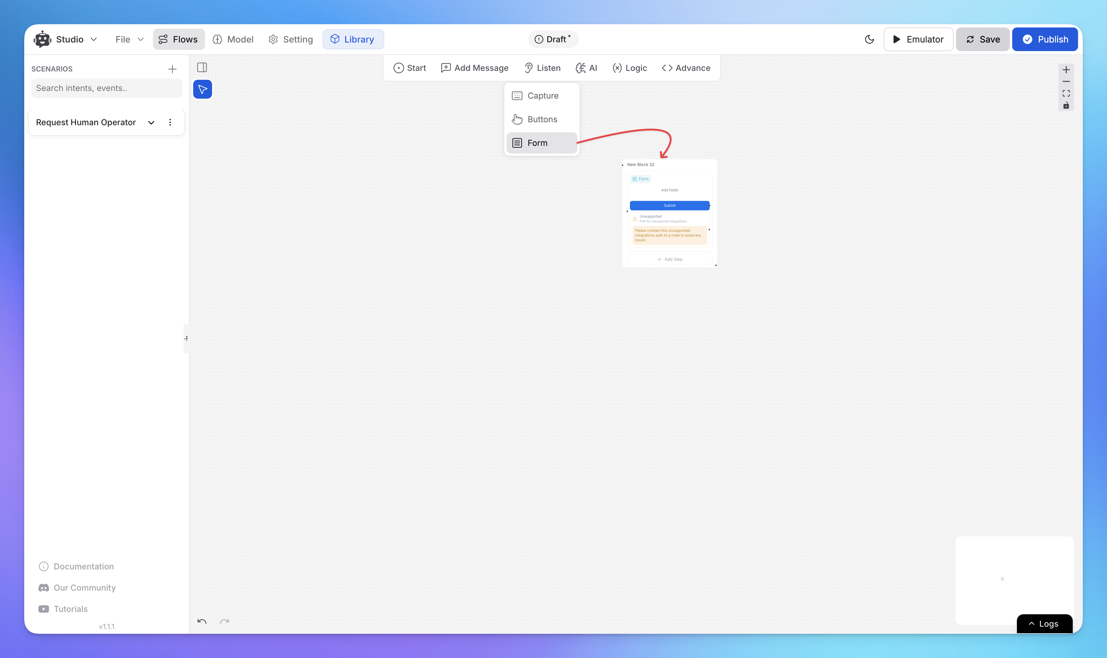 add-forms-studio