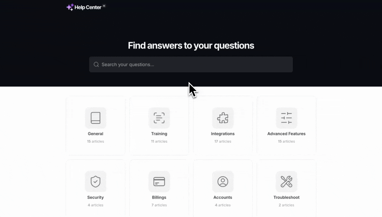 AI helpdesk