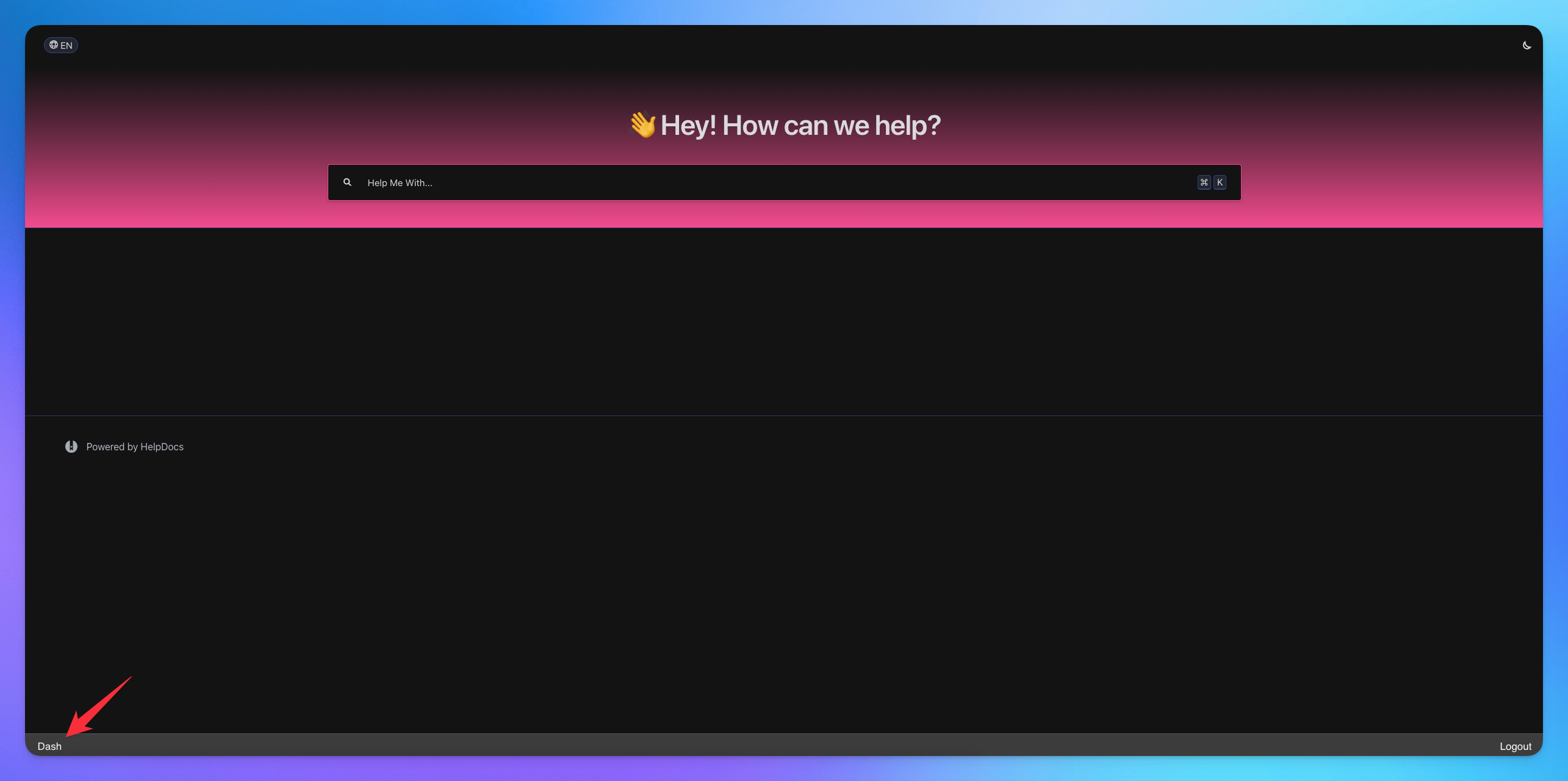 Helpdocs Dashboard