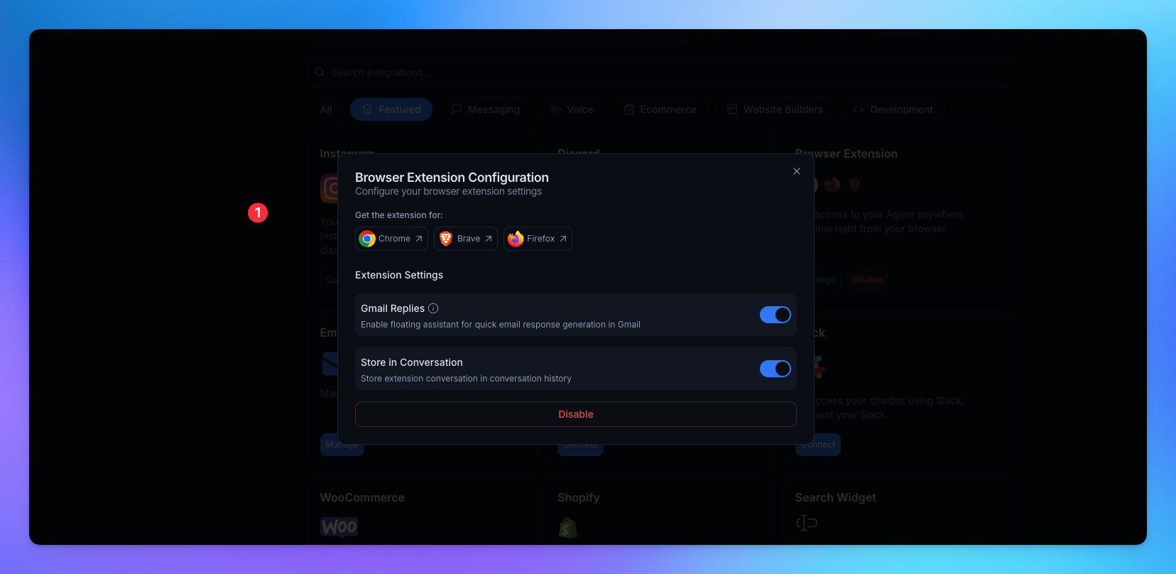 Update Integration