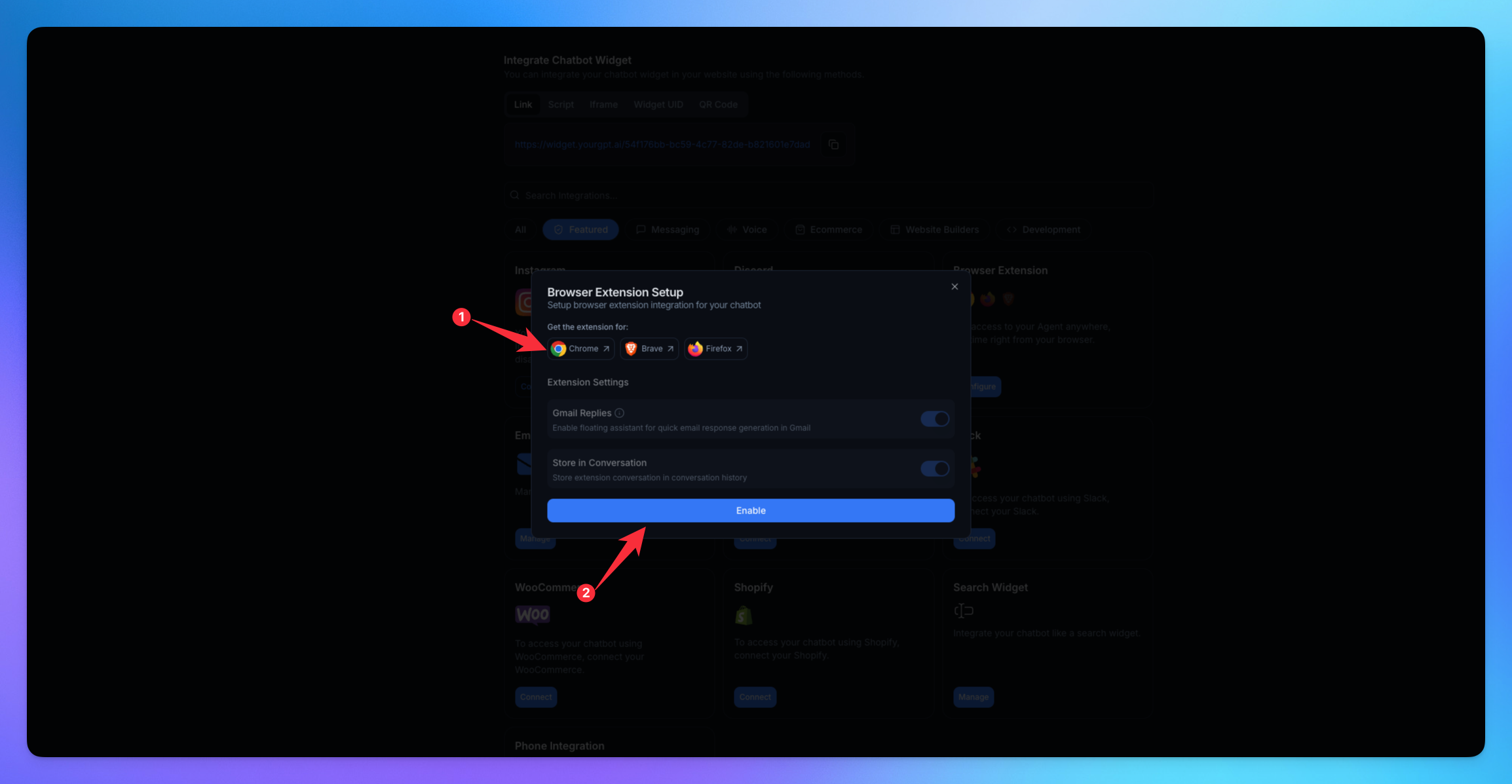 Enable Integration