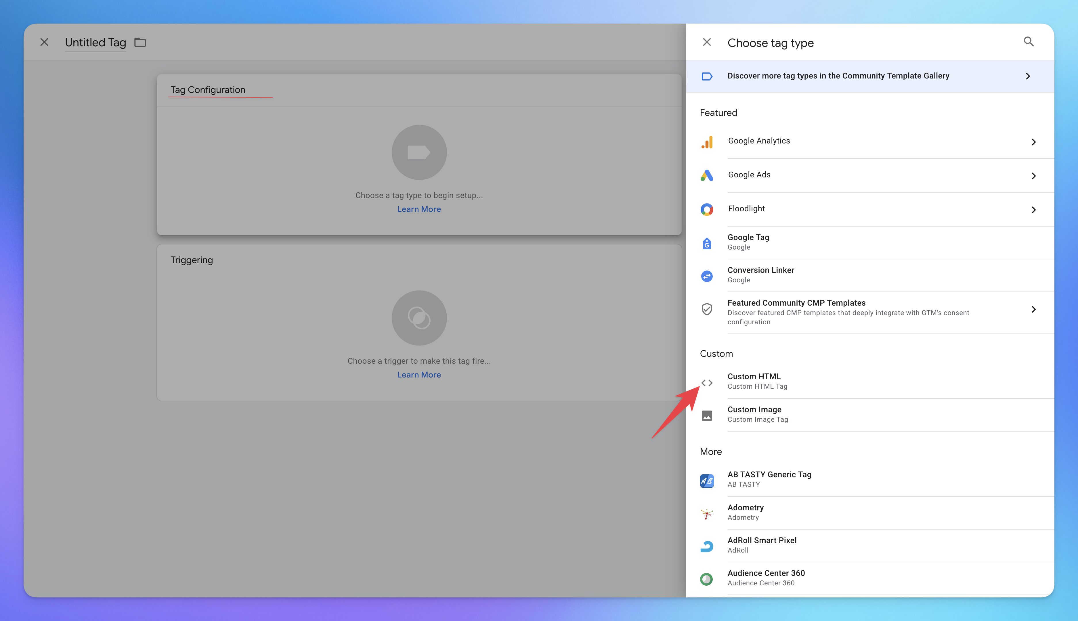 Select Custom HTML Tags